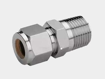 Two Ferrule Male Connector Fitting